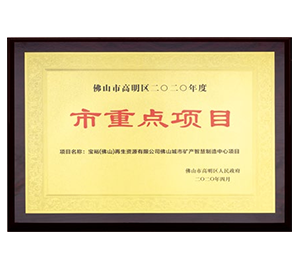 佛山市高明区2020年度